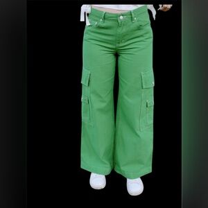 Aphrodite Green Cargo Pants